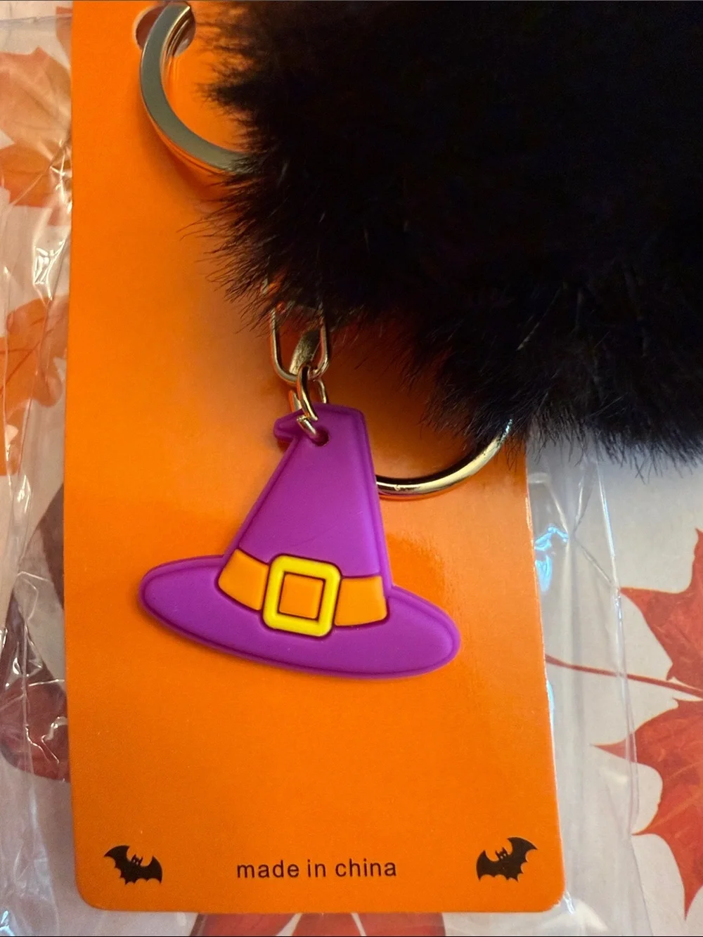 Mint Halloween Fun Pom Pom Key & Card Holders (Black & Orange Varieties)